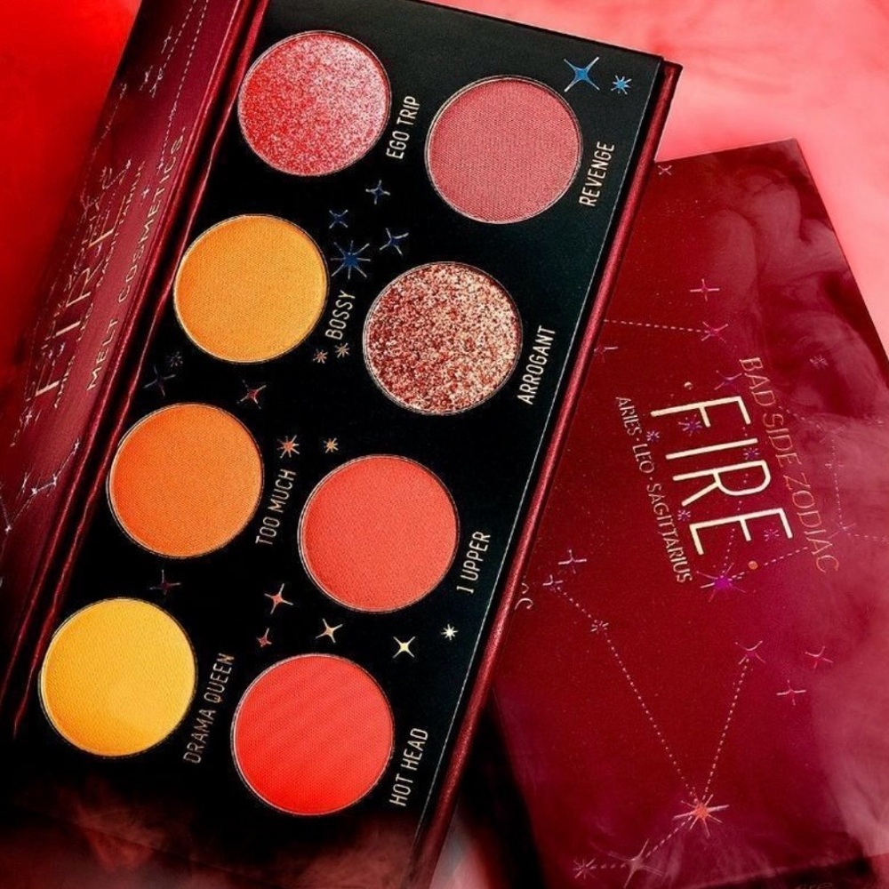 Melt Cosmetics ~ ‘FIRE’ Bad Side Zodiac Eyeshadow Palette ~ Full Size 8 g ~ NIB